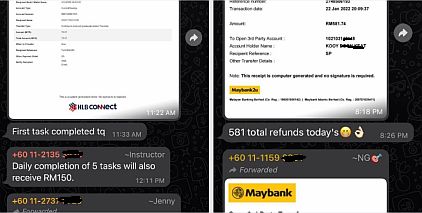 Image from: Scamming The Scammer: Unmasking the Dark World of Online Job #Scam
