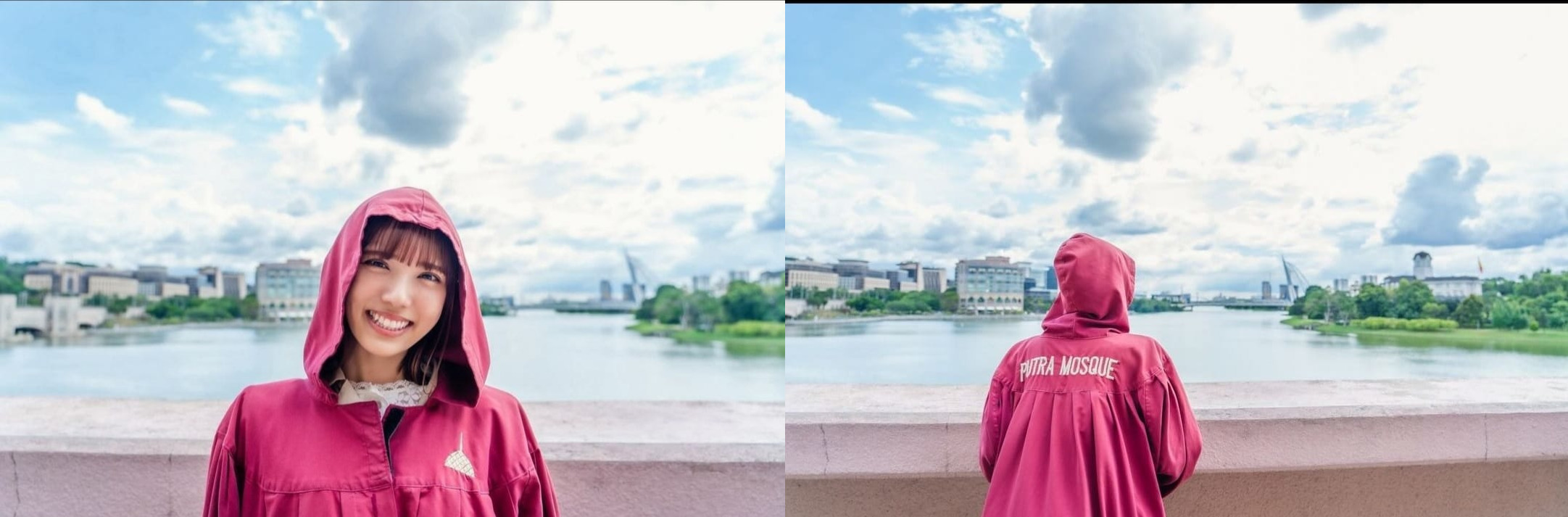 Image from: Man with long hair gets scolded for not wearing TUDUNG at a mosque