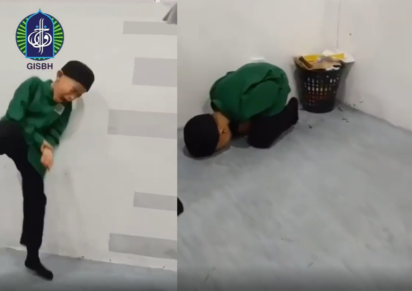 Image from: Viral video shows GISBH cult physically abusing children at their school