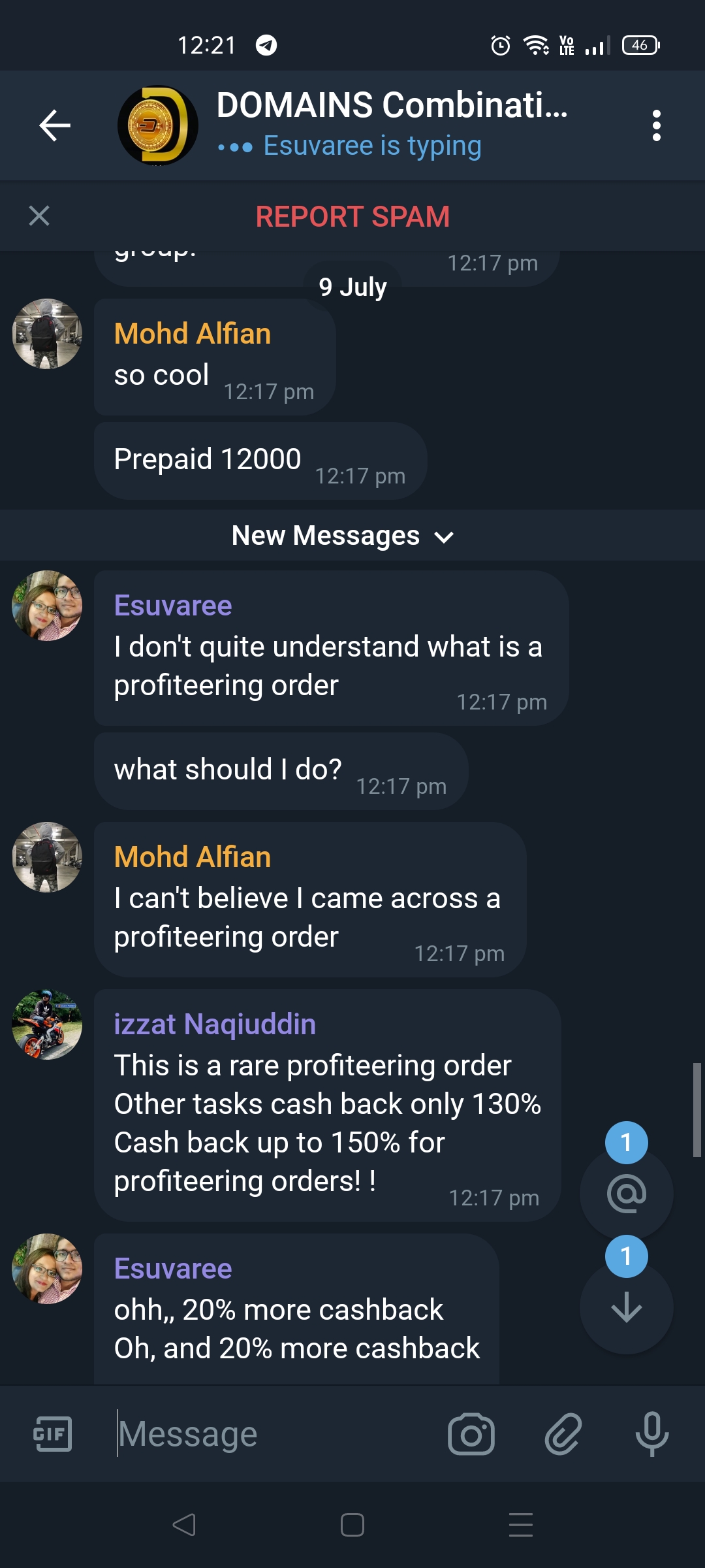 Image from: Revealing Telegram Part Time Job Scam #Scam