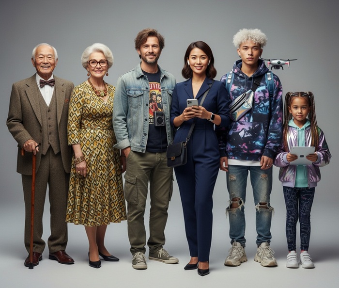 Image from: The 6 Generations Around Us — Can you Spot Yourself?