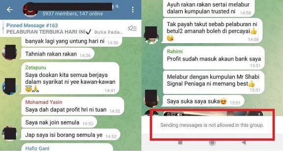 Image from: #Scams Easy Trick Online Scam To Malaysians