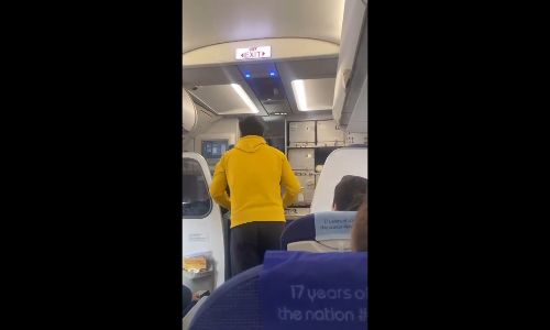 A passenger aggressively slaps the pilot on the plane - evgeniabelskaia