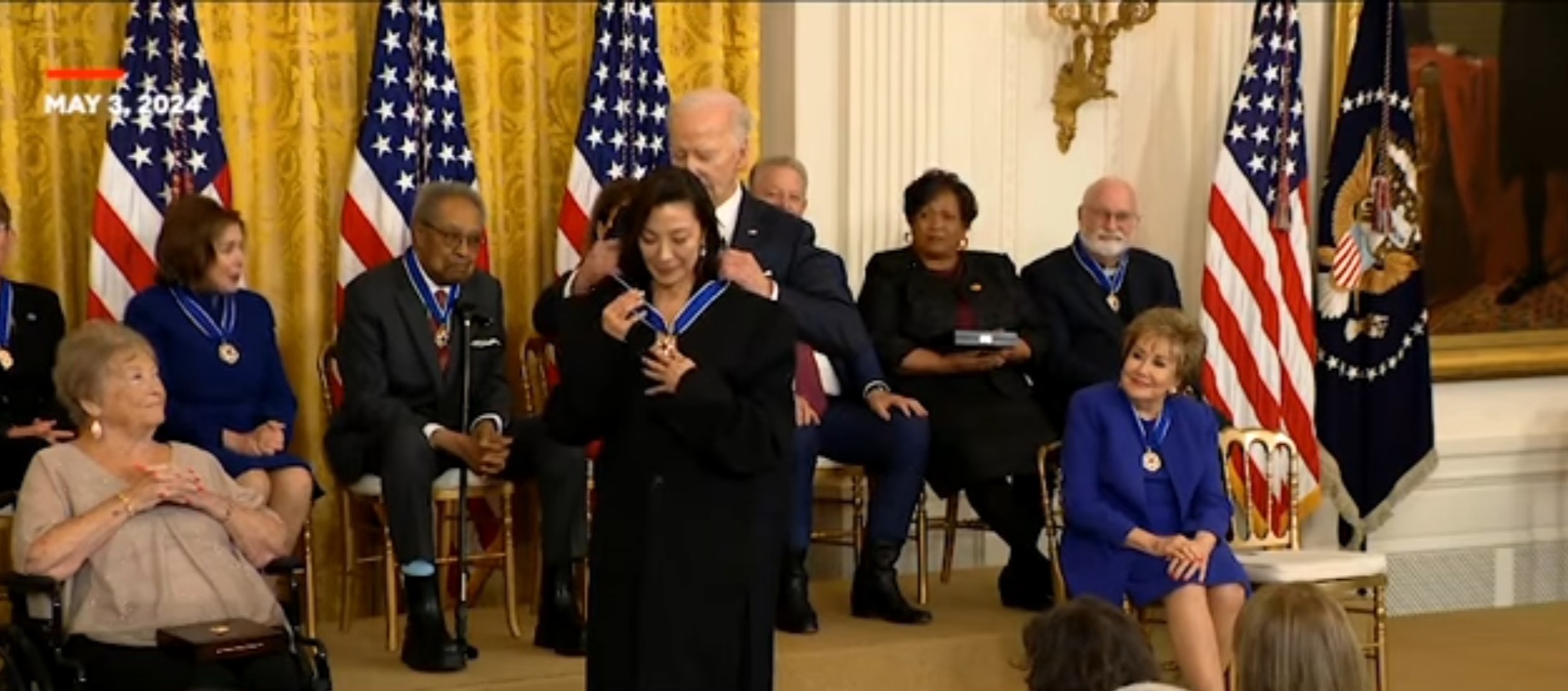 Image from: Celebrating Excellence: Recognizing MICHELLE YEOH and Recipients of the Presidential Medal of Freedom
