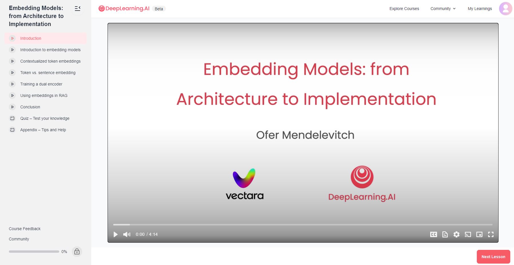Image from: Dive into Deeplearning.ai's New Course with Vectara