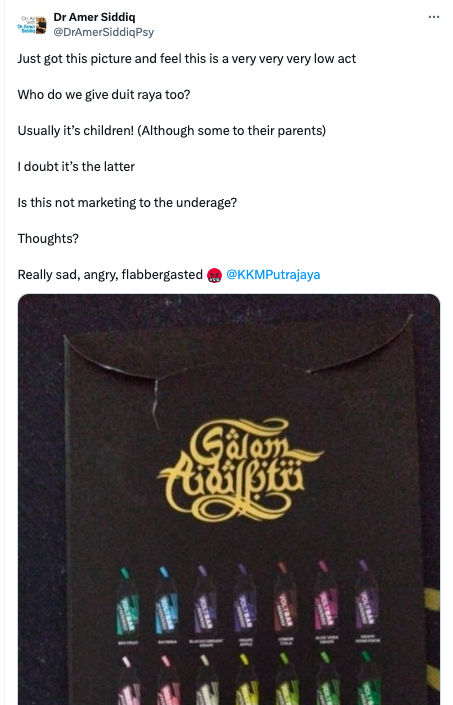 Image from: Opinion: Shocking, vape sellers are targeting teenagers now! 