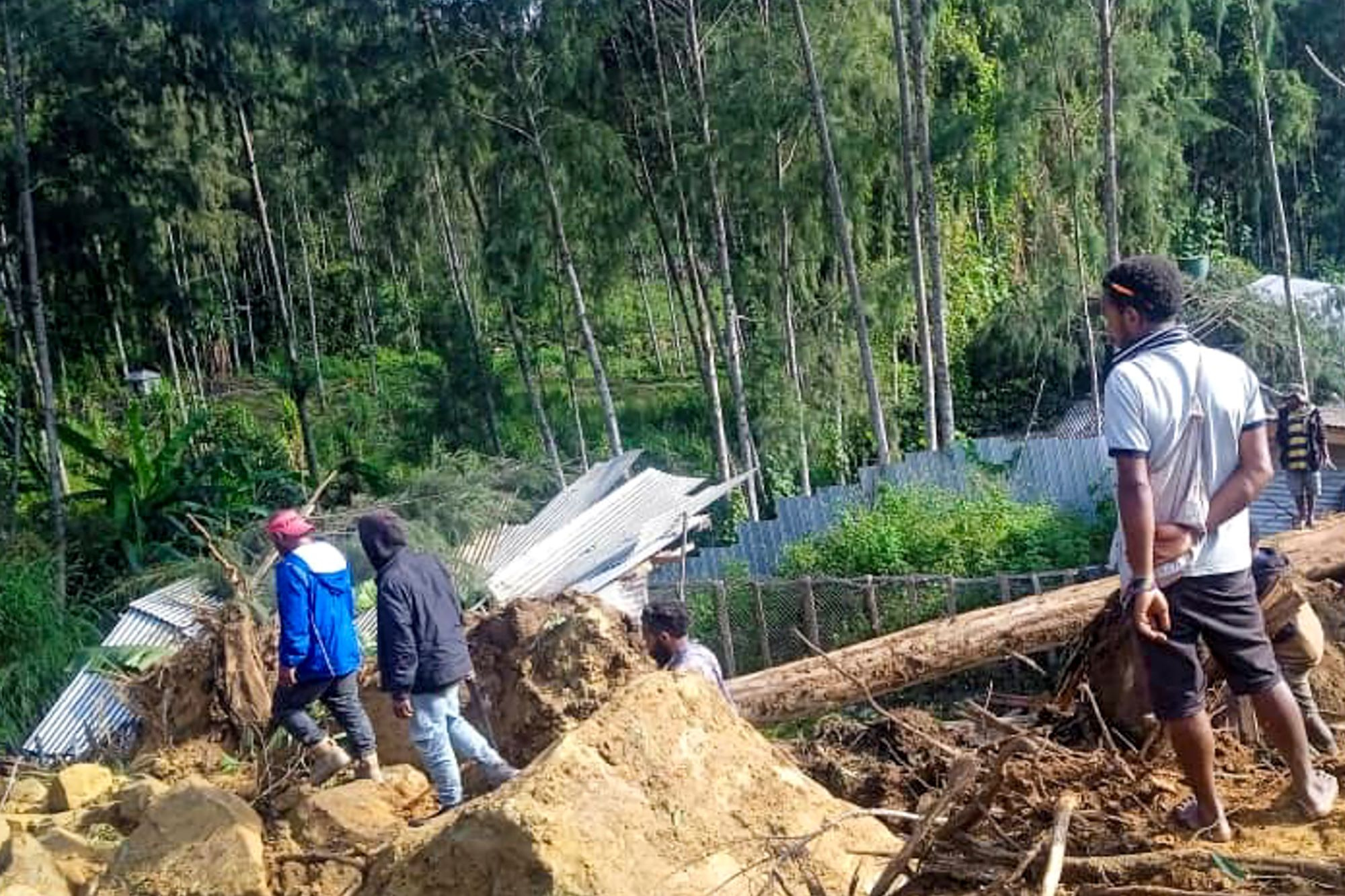Image from: Tanah Runtuh di Papua New Guinea: Ratusan Dikhawatiri Terkorban