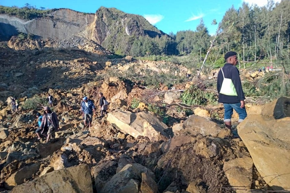 Image from: Tanah Runtuh di Papua New Guinea: Ratusan Dikhawatiri Terkorban