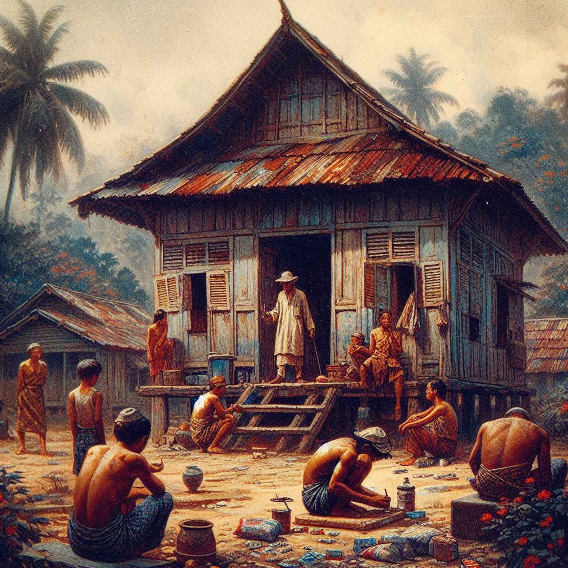 Image from: One Malay kampong in Johor, high on gangsta ganja