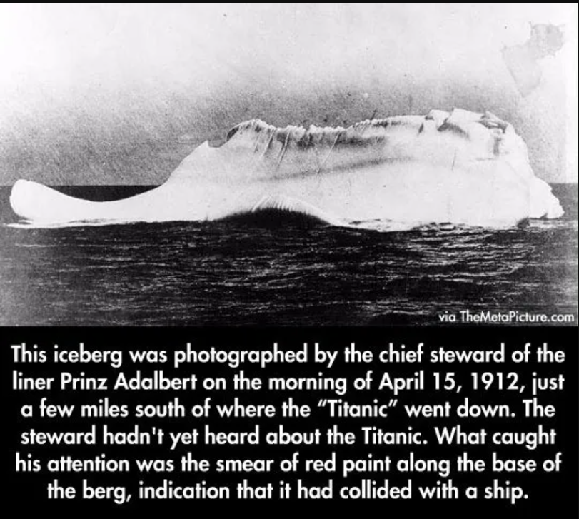 Image from: OceanGate’s TITAN Submersible Voyage to explore the Titanic Shipwreck turned into Tragedy - Part Five Icebergs &warnings