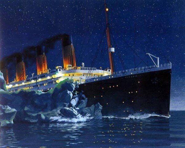 Image from: OceanGate’s TITAN Submersible Voyage to explore the Titanic Shipwreck turned into Tragedy - Part Five Icebergs &warnings