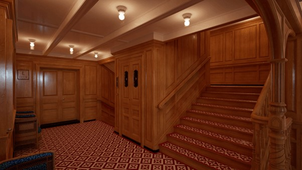 Image from: OceanGate’s TITAN Sub's Voyage to explore the Titanic Shipwreck turned into a Tragedy - Part 16 (Titanic's Stairs)