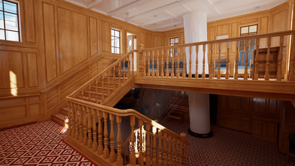 Image from: OceanGate’s TITAN Sub's Voyage to explore the Titanic Shipwreck turned into a Tragedy - Part 16 (Titanic's Stairs)