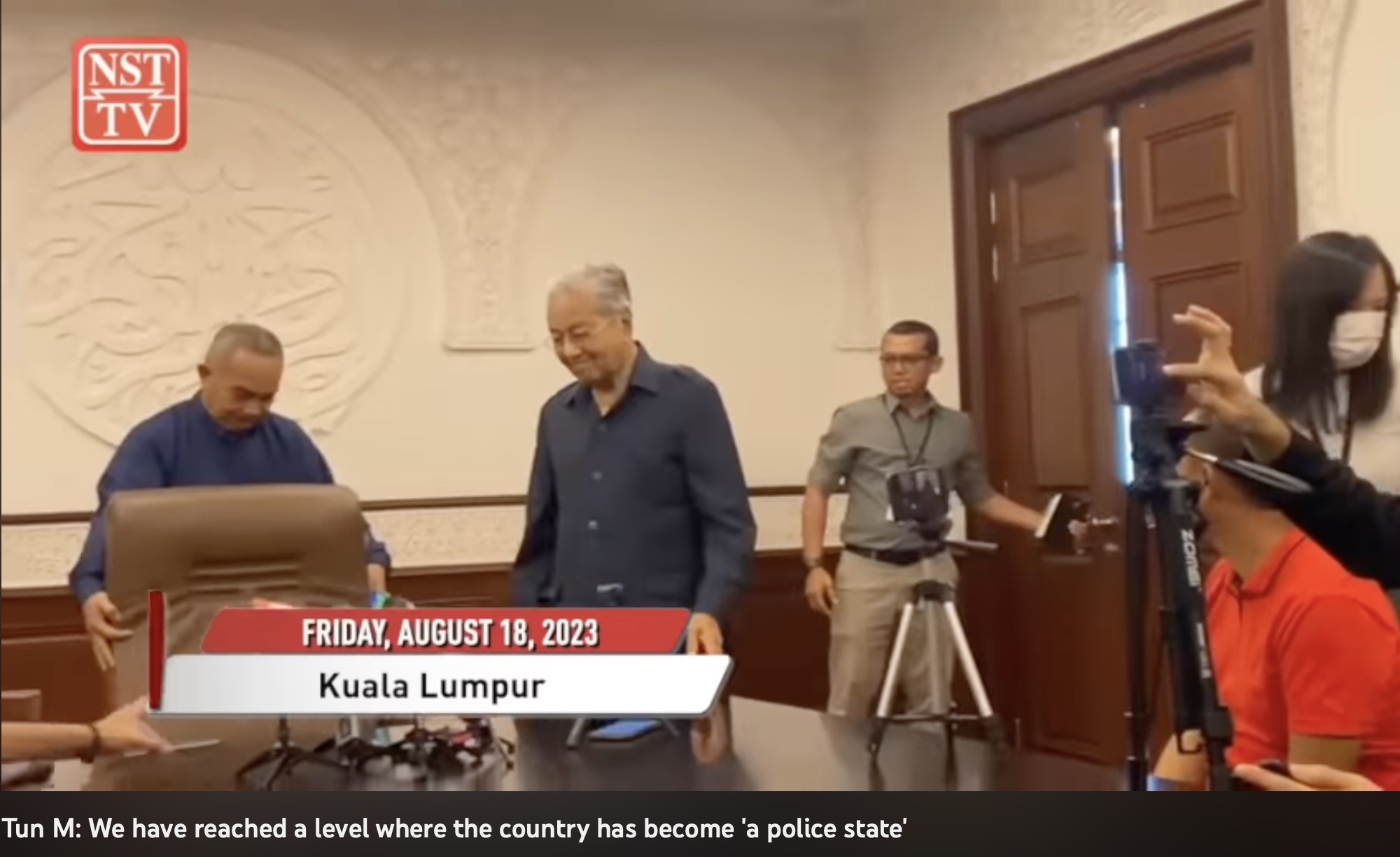 Image from: 'What kind of government is there now? This is a dictator' - Tun Dr. Mahathir