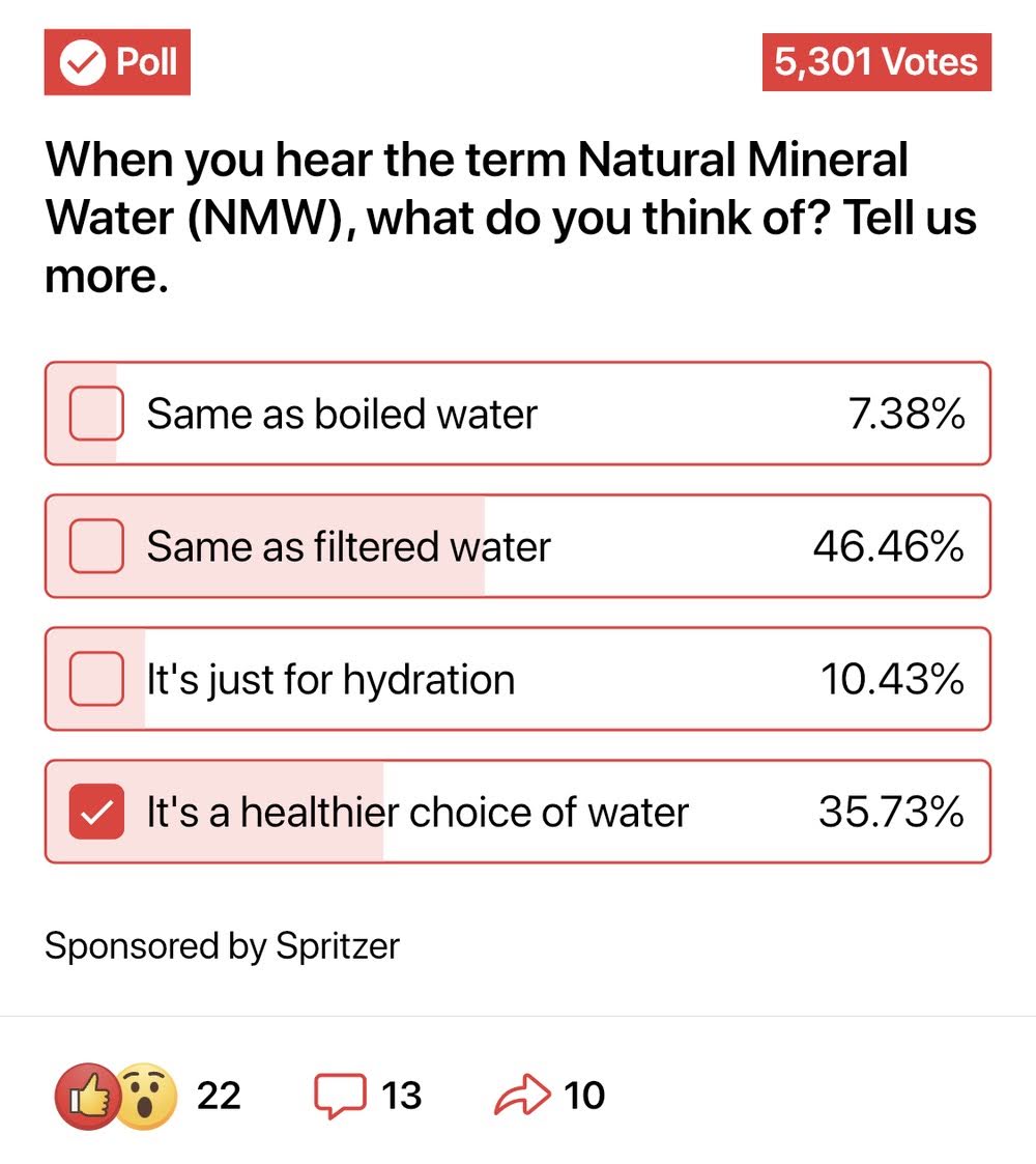 Image from: This lesser-known natural mineral is THE KEY to healthy skin and is found aplenty in Spritzer natural mineral water