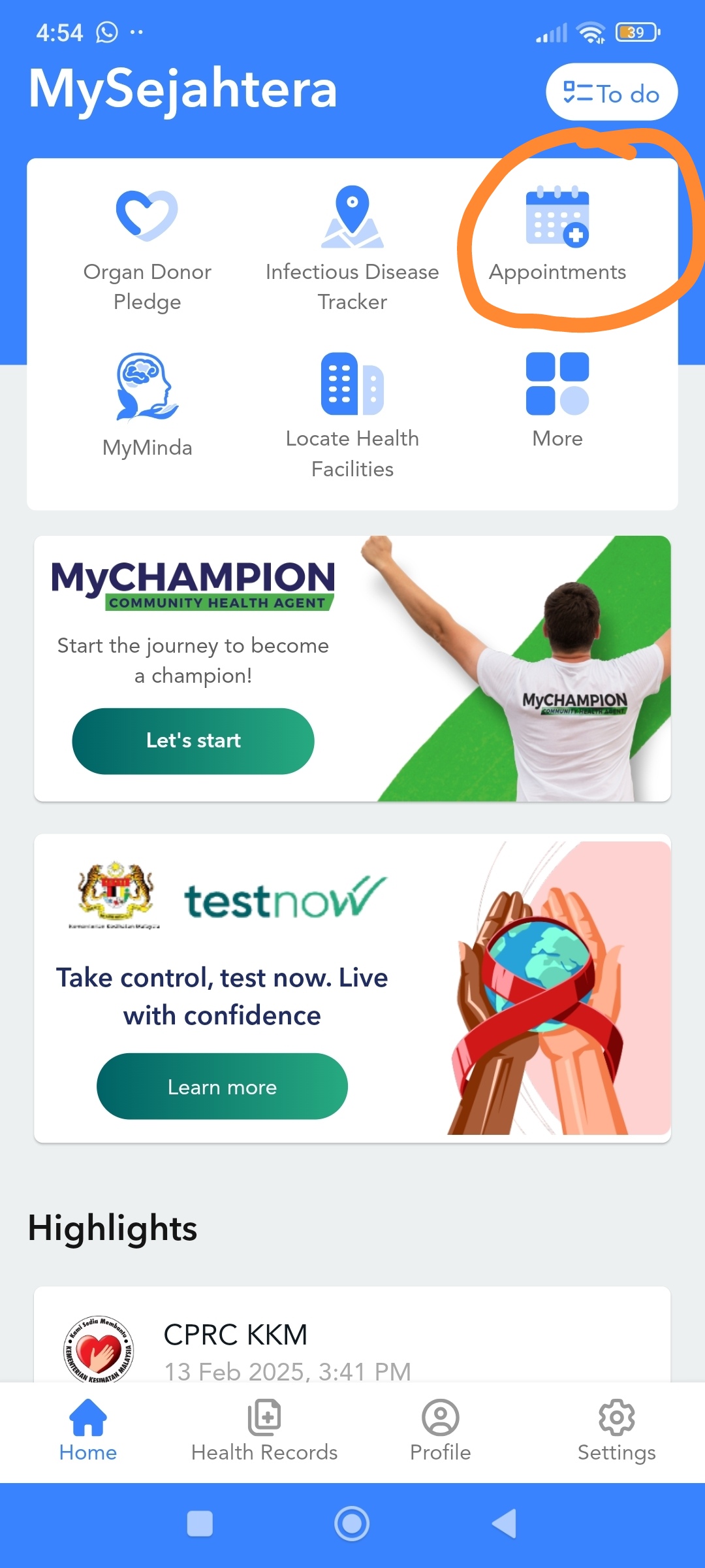 Image from: Step-by-step Guide to Book Your Influenza Vaccine Appointment via MySejahtera