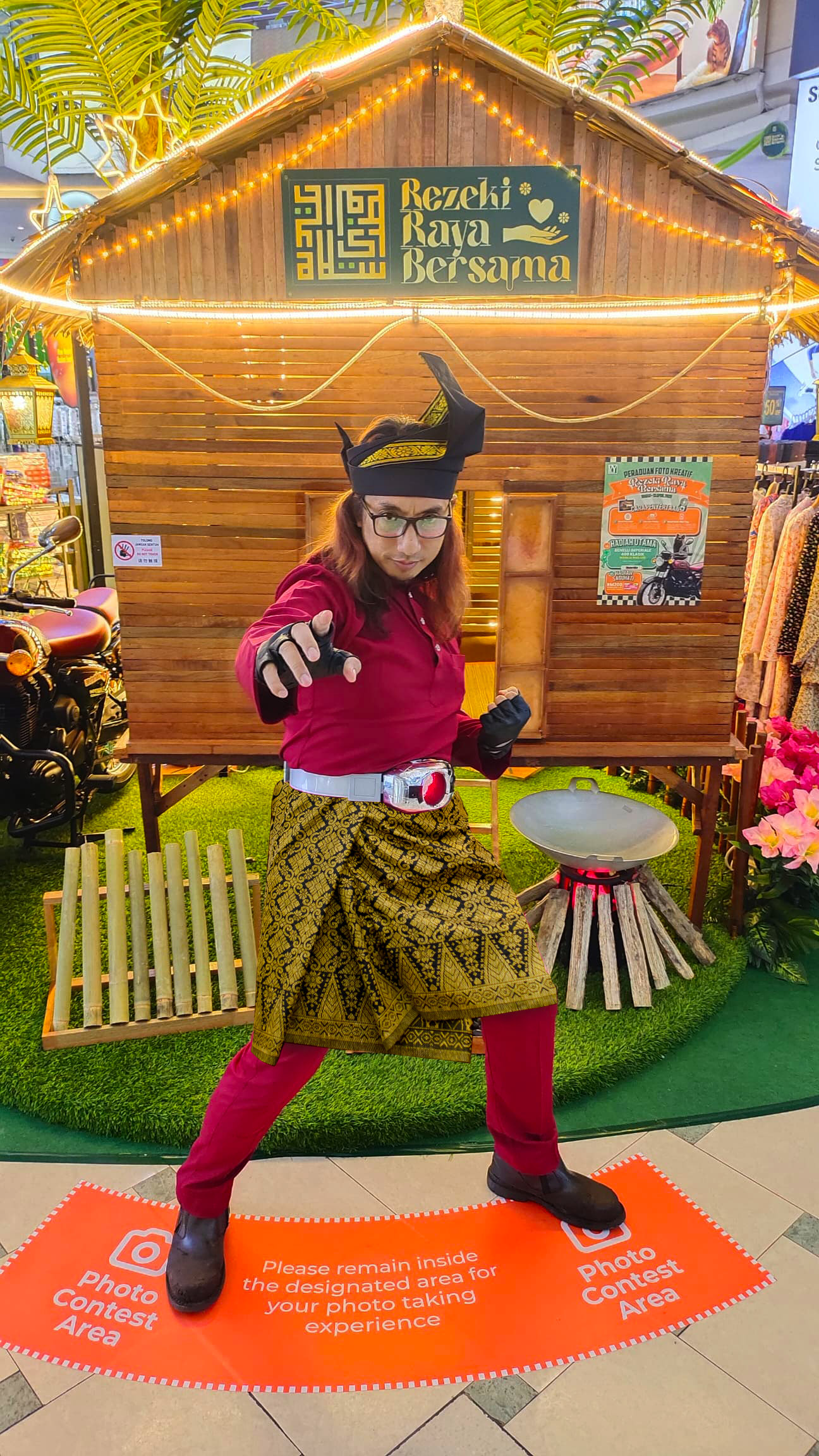 Image from: A Kamen Rider-Inspired Raya Like No Other! #RAYA2025