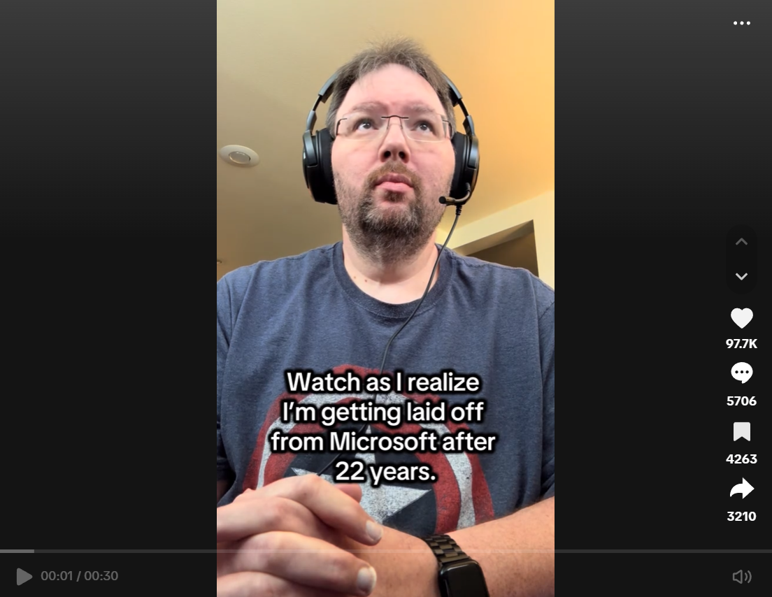 Image from: Microsoft laid off over 6000 employees for AI