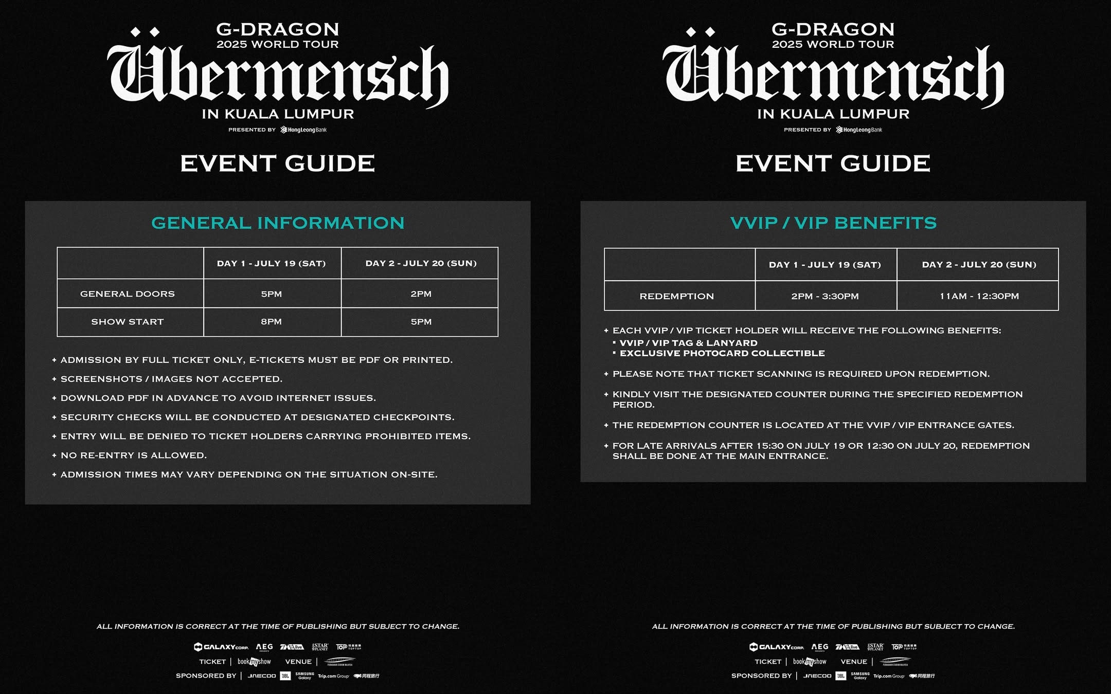 Image from: VIPs Assemble: G-Dragon KL Concert Tips, Travel, and Survival Guide!