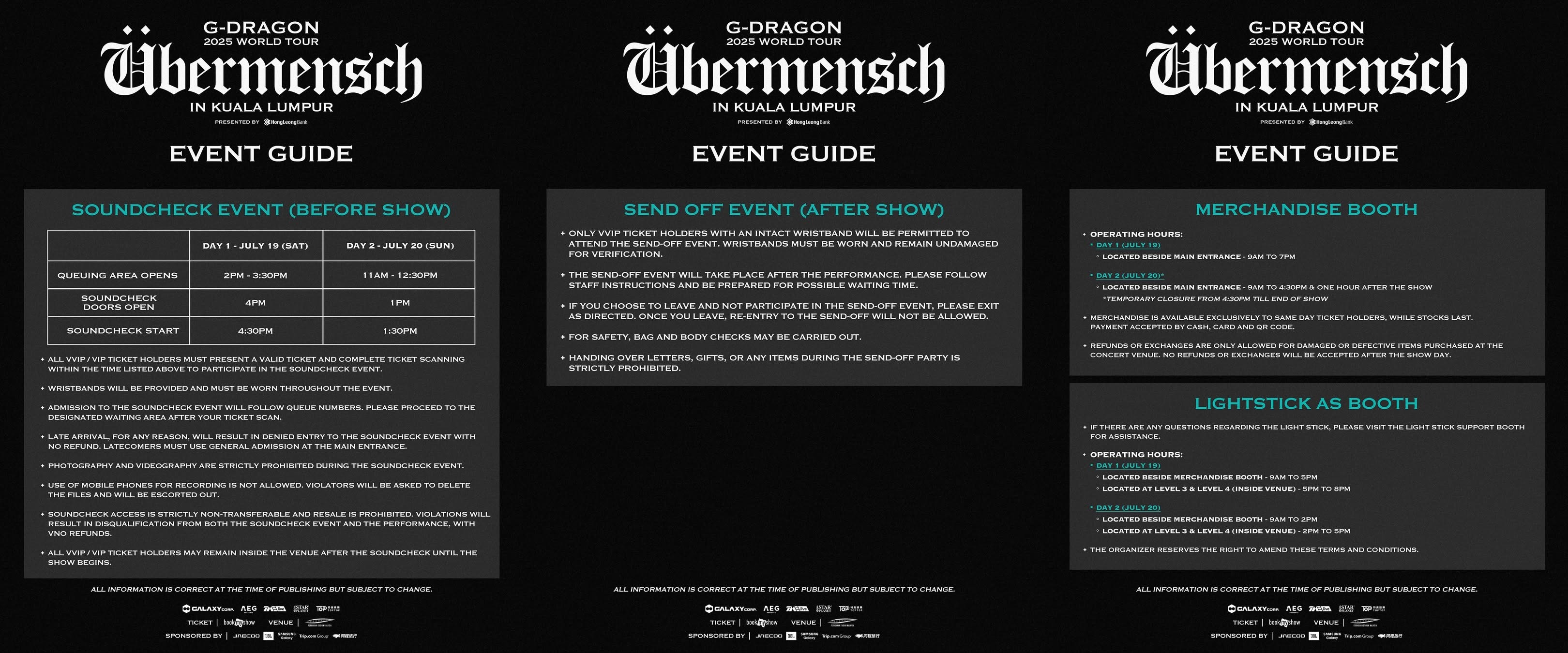 Image from: VIPs Assemble: G-Dragon KL Concert Tips, Travel, and Survival Guide!