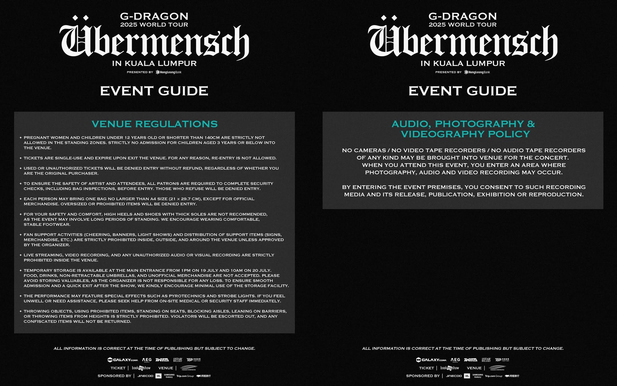 Image from: VIPs Assemble: G-Dragon KL Concert Tips, Travel, and Survival Guide!