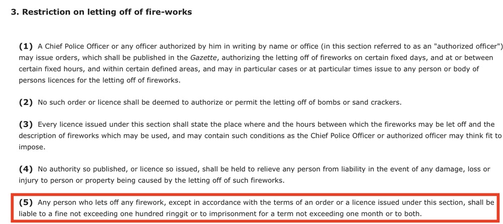 Image from: This #RAYA2024, only 2 fireworks brands are legal in Malaysia, lighting up others may land you up to 7 years in jail