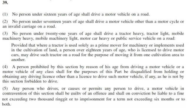 Image from: Seremban parents face up to 20 years in jail, RM20k fine or both after their 10y/o boy drove & crashed a Toyota Corolla