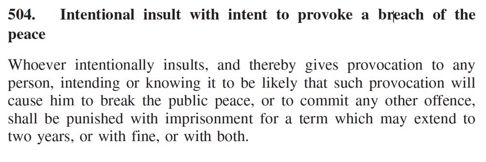 Image from: Making insulting remarks about Islam on Penang restaurant order, the perpetrator may face up to 2-year jail & RM50k fine