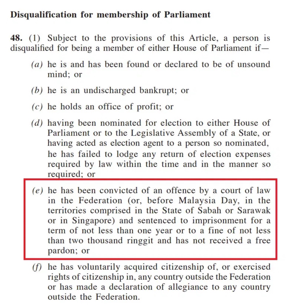 Image from: Here’s why Sanusi can still contest PRN 2023 despite being charged under the Sedition Act in Court