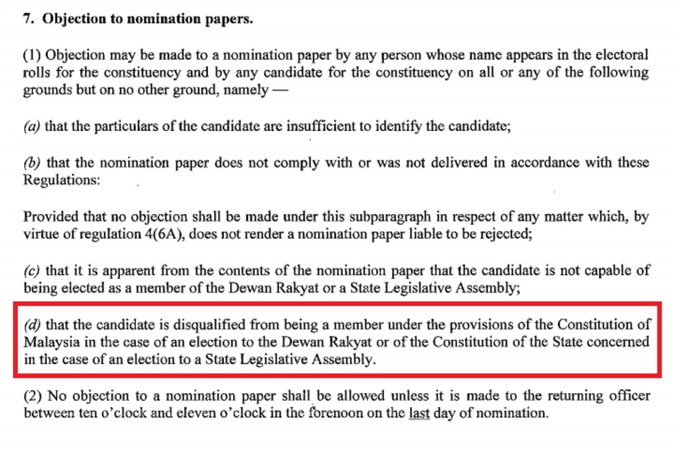 Image from: Here’s why Sanusi can still contest PRN 2023 despite being charged under the Sedition Act in Court