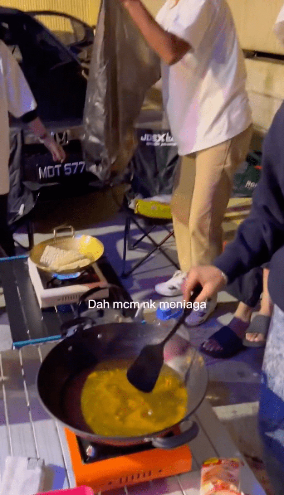Image from: Gathering & Cooking With Gas Stoves At A Genting Petrol Station, Viral Honda Jazz Group May Face Up To 3-Month Jail