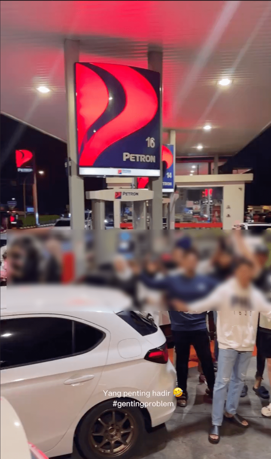 Image from: Gathering & Cooking With Gas Stoves At A Genting Petrol Station, Viral Honda Jazz Group May Face Up To 3-Month Jail