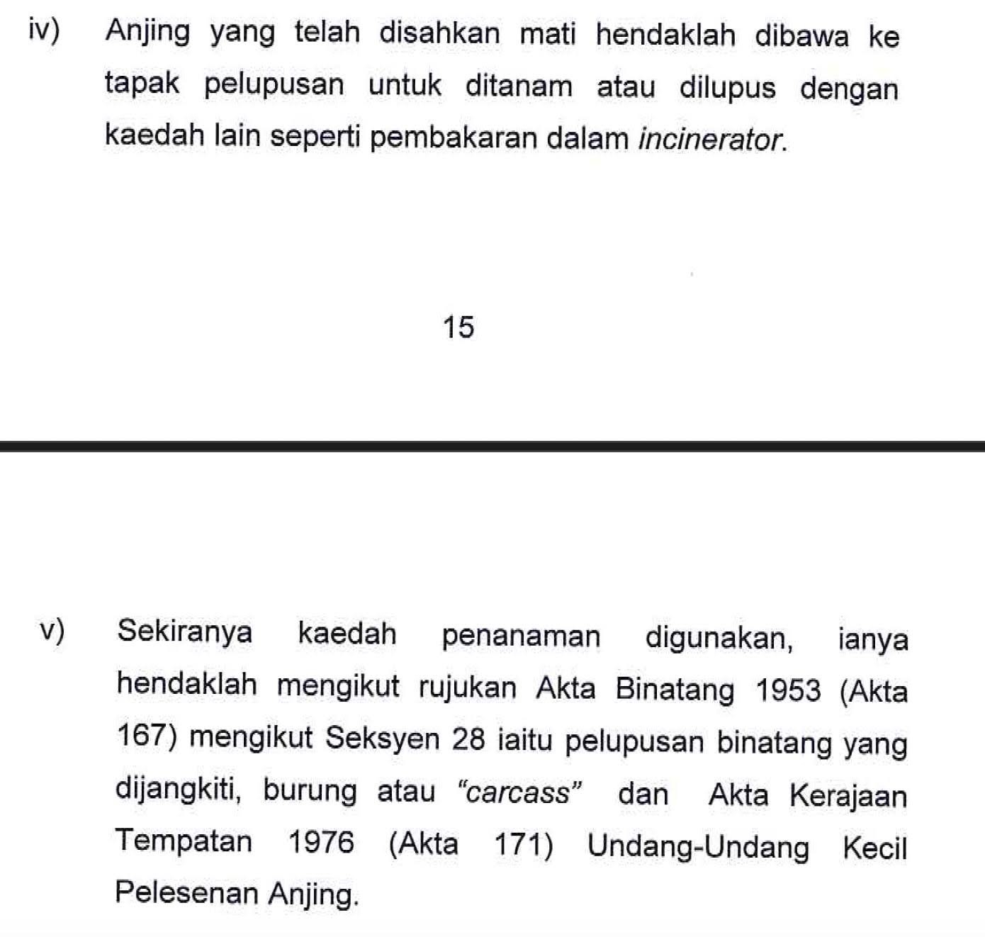 Image from: As outrage spurs over Besut council's killing of 'Kopi', can local councils legally use firearms to cull stray dogs? 