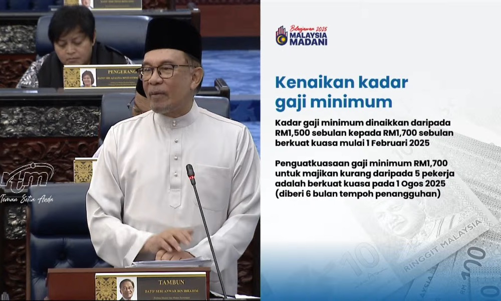 Image from: Employers in Malaysia who don't adhere to new RM1.7k minimum wage face up to RM10k fine, except for these exemptions