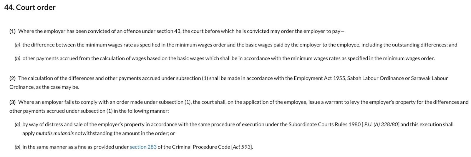 Image from: Employers in Malaysia who don't adhere to new RM1.7k minimum wage face up to RM10k fine, except for these exemptions