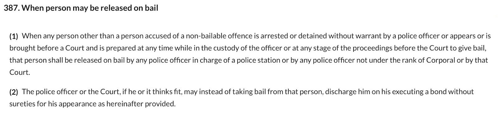 Image from: Explainer: What is “police bail” and why are some suspects released before they are charged in court?