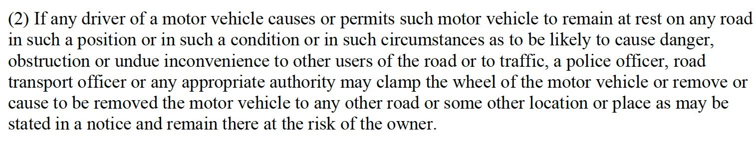 Image from: What legal action can you take if a neighbour parks their vehicle in front of your home or worse, within your property?