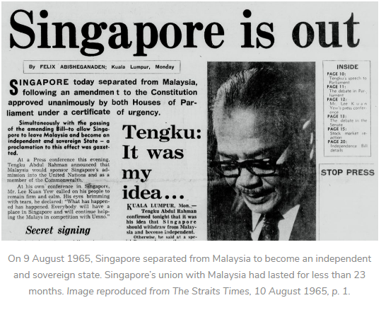 Image from: Malaysia–Singapore border as Mirror