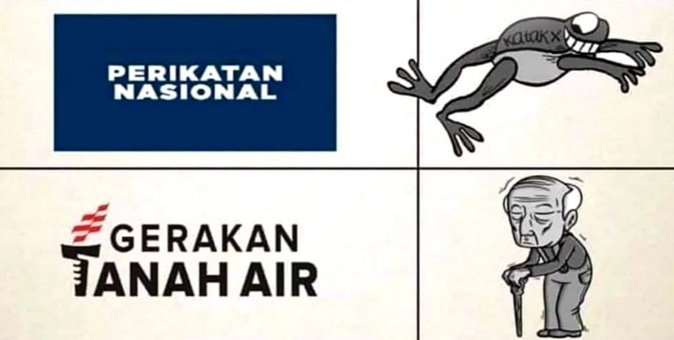 Image from: Gimmicky ads for GE15 are out, some are original like Tawfik's while others are outright copycat! #GE15