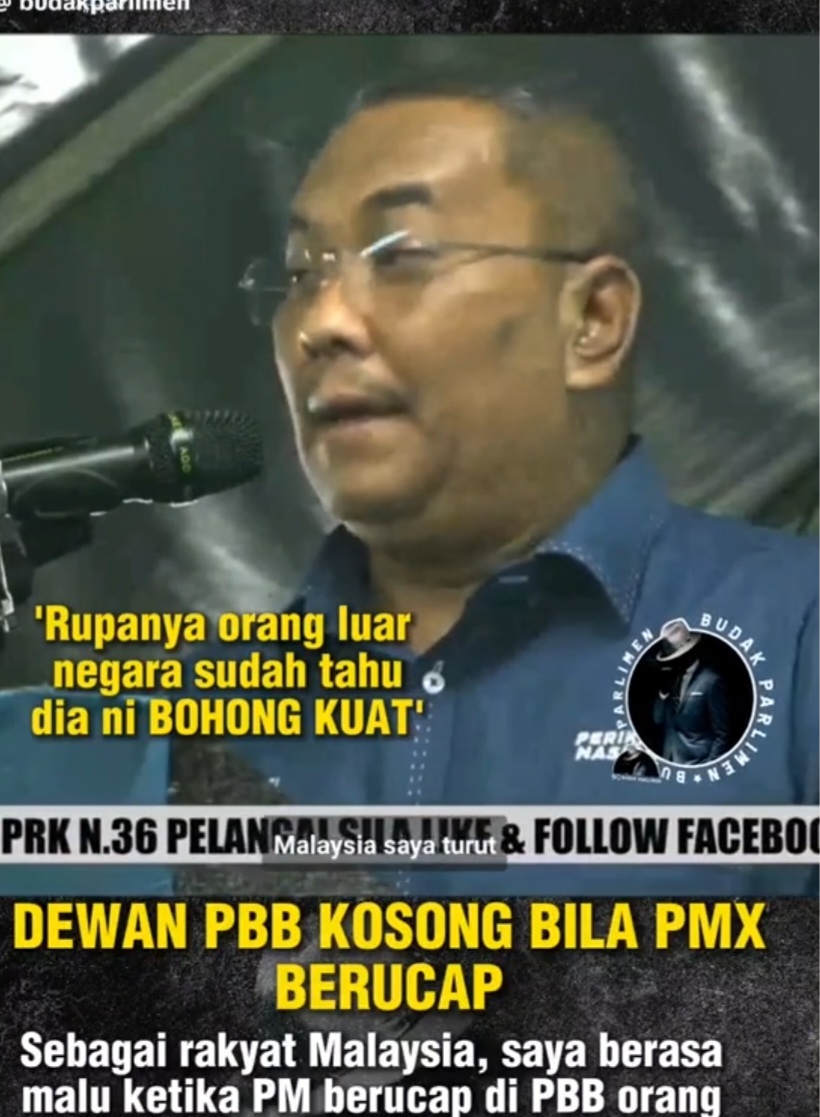 Image from: Opinion: It's not Anwar’s fault UN Hall was empty during his speech
