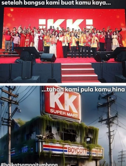 Image from: Upholding Harmony: A Call for Restraint and Responsibility Amidst Controversy over KK Mart's Missteps