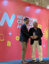 Image from: Acceptance Speech for Newswav Awards Night 2023
