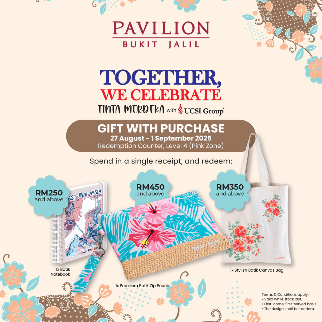 Image from: Tinta Merdeka: Celebrating Malaysian Art & Culture At Pavilion Bukit Jalil