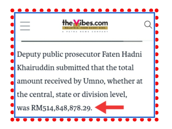 Image from: “Is Najib Paying Penalty For Umno's Dirty "Money Culture" And "Sins" Of Its Past Leaders...?! 