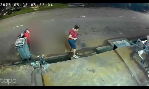 CCTV captures aunty defecating outside Seremban shop - Negeri Sembilan kini