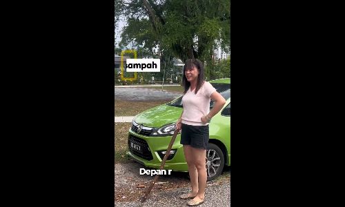 Woman confronts foreign woman over open burning beside her car - vaneuscully