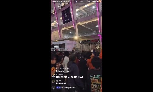Malaysian fans escorted out amid anti-Malaysia chants in Jakarta - mhdalif_96