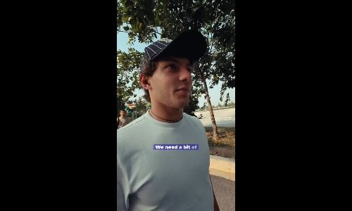 Kimi Antonelli slides down SplashMania rides before Sepang race - Andrea Kimi Antonelli Official