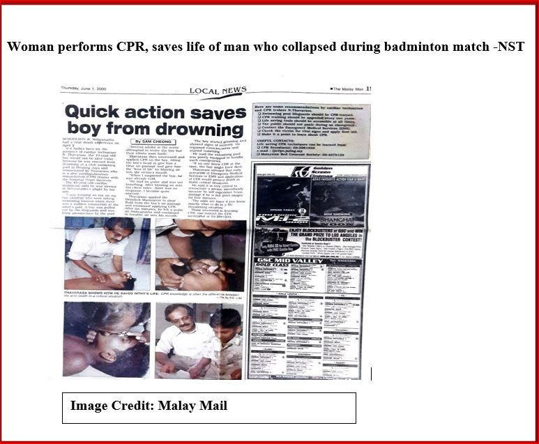 Image from: Create awareness: Learn HANDS-ONLY CPR (Cardiopulmonary Resuscitation) to help save lives.