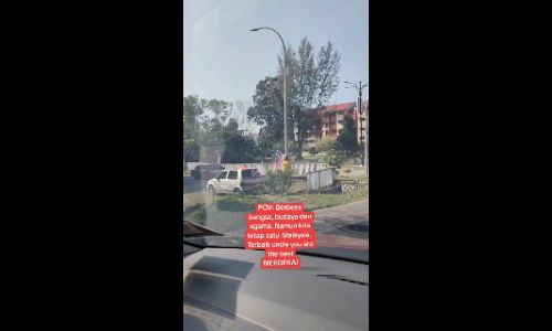 Uncle praised for hanging Jalur Gemilang as a symbol of unity ahead of Merdeka - azizilatif